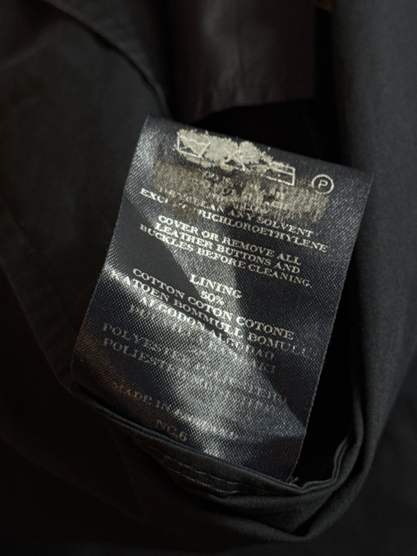 Burberry Nova Check Lined Waxed Cotton Moto Jacket