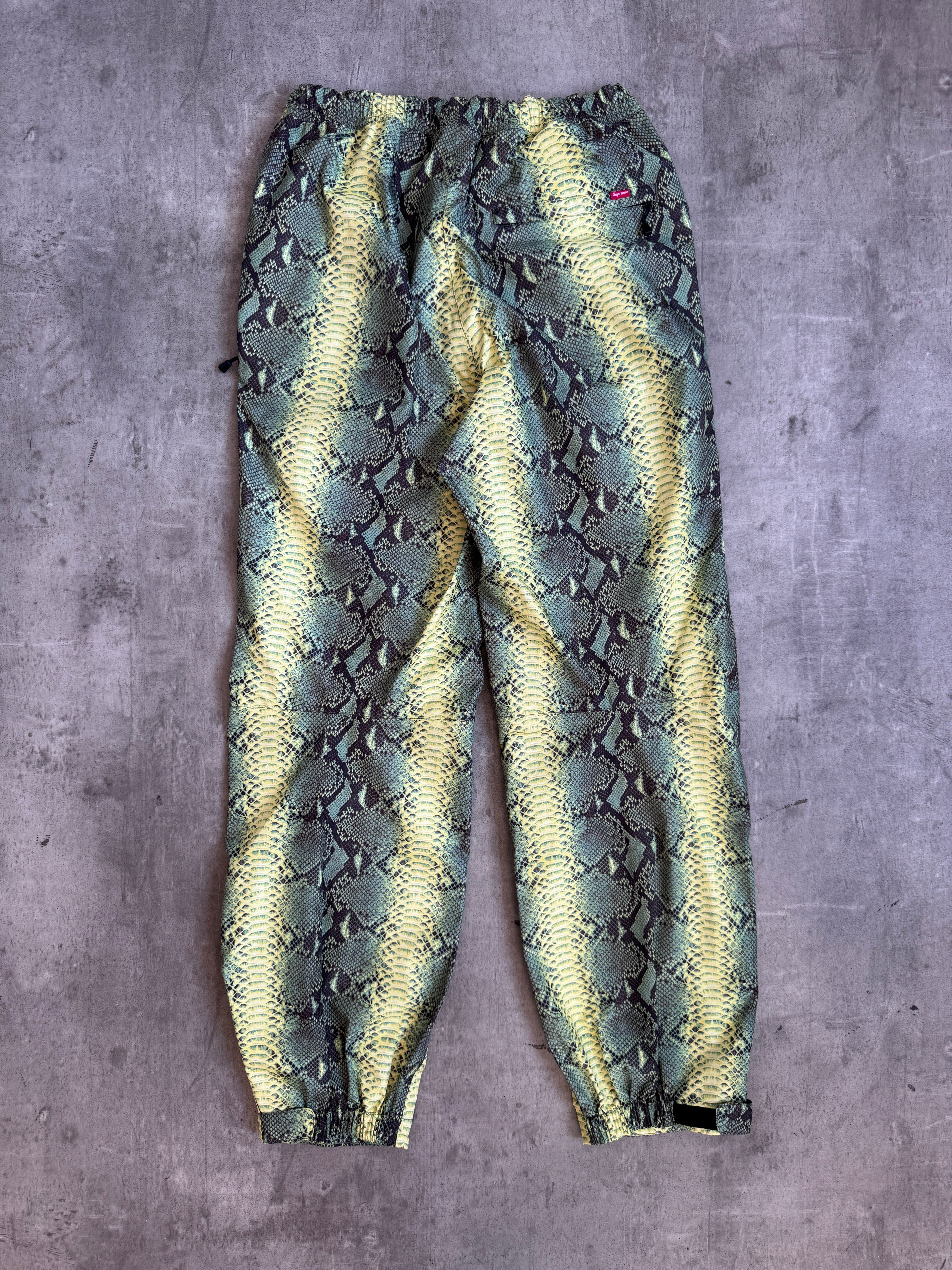 S/S 2018 Supreme X North Face Taped Seam Snakeskin Tech Trousers