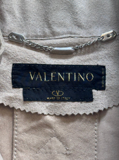 1990's Valentino Beige Suede Blouson