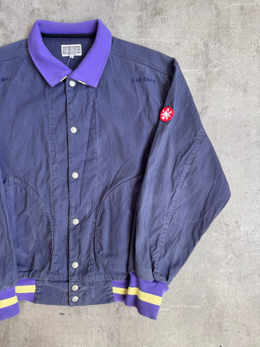 Cav Empt Japan Blue Canvas Embellished Deck Jacket