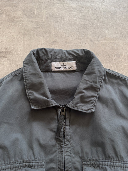S/S 2022 Stone Island Garment Dyed Double Pocket Overshirt