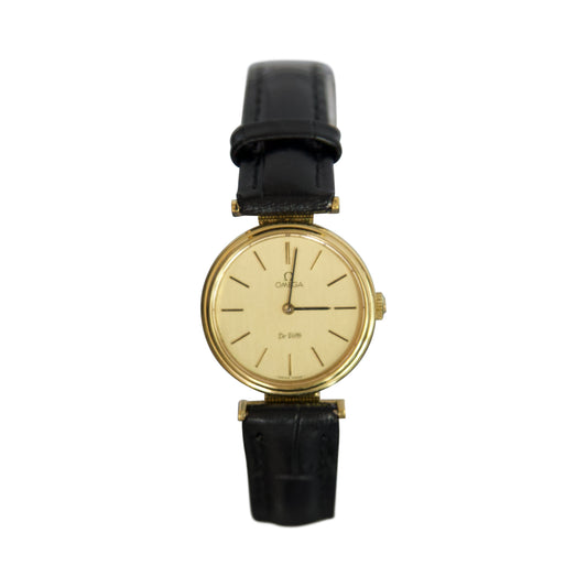 Omega De Ville Leather Strap Classic Watch