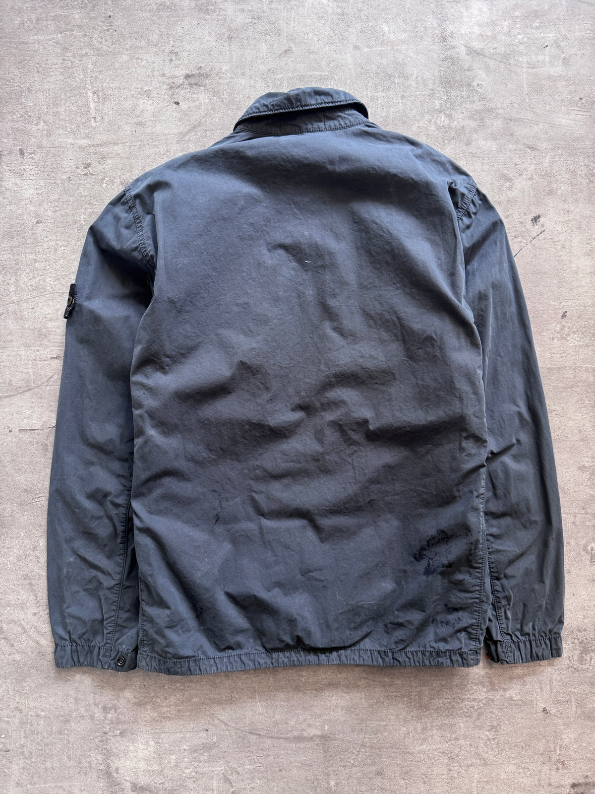 S/S 2022 Stone Island Garment Dyed Double Pocket Overshirt