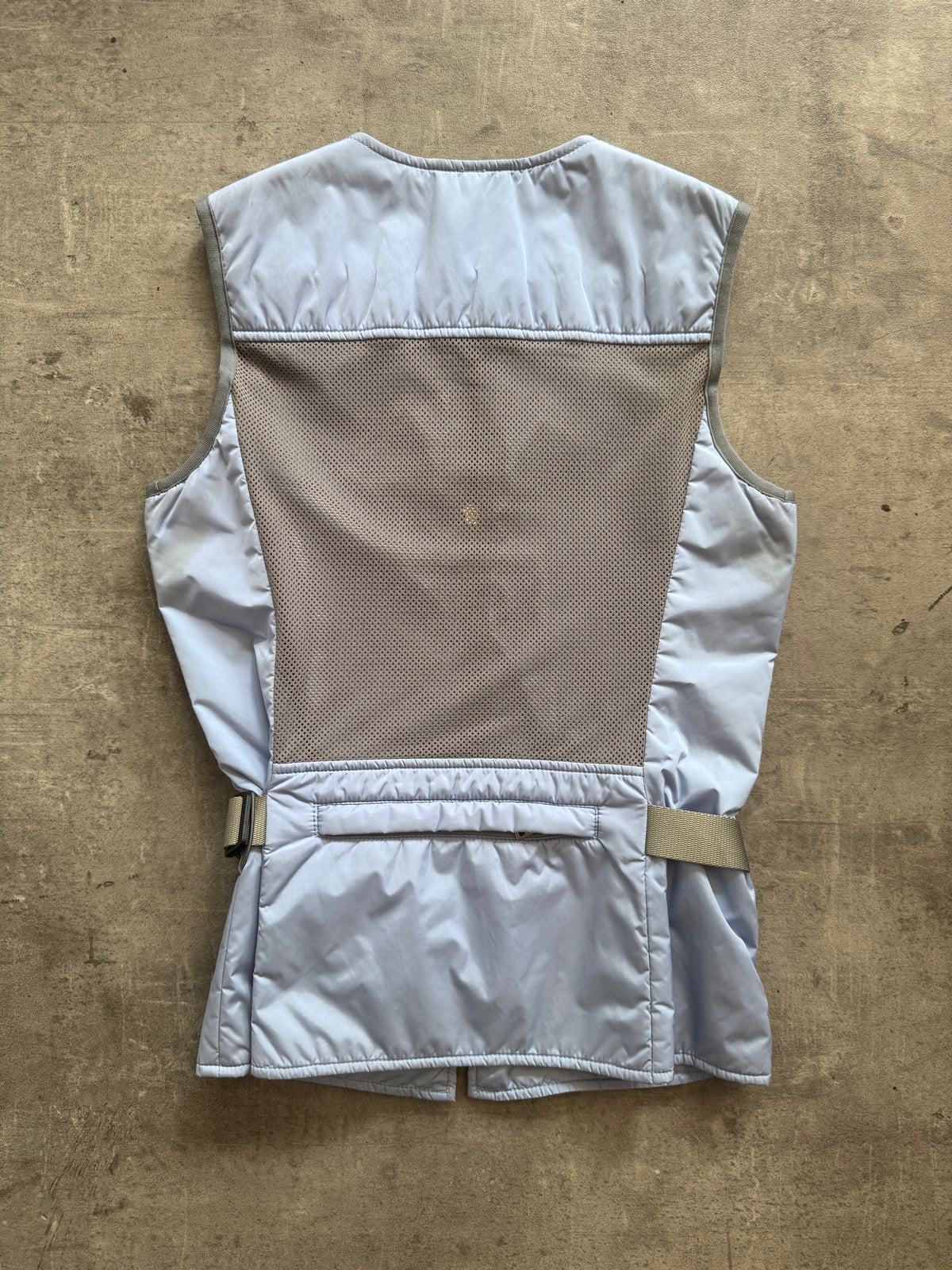 S/S 1999 Prada Sport Blue Nylon Buckled Tech Vest