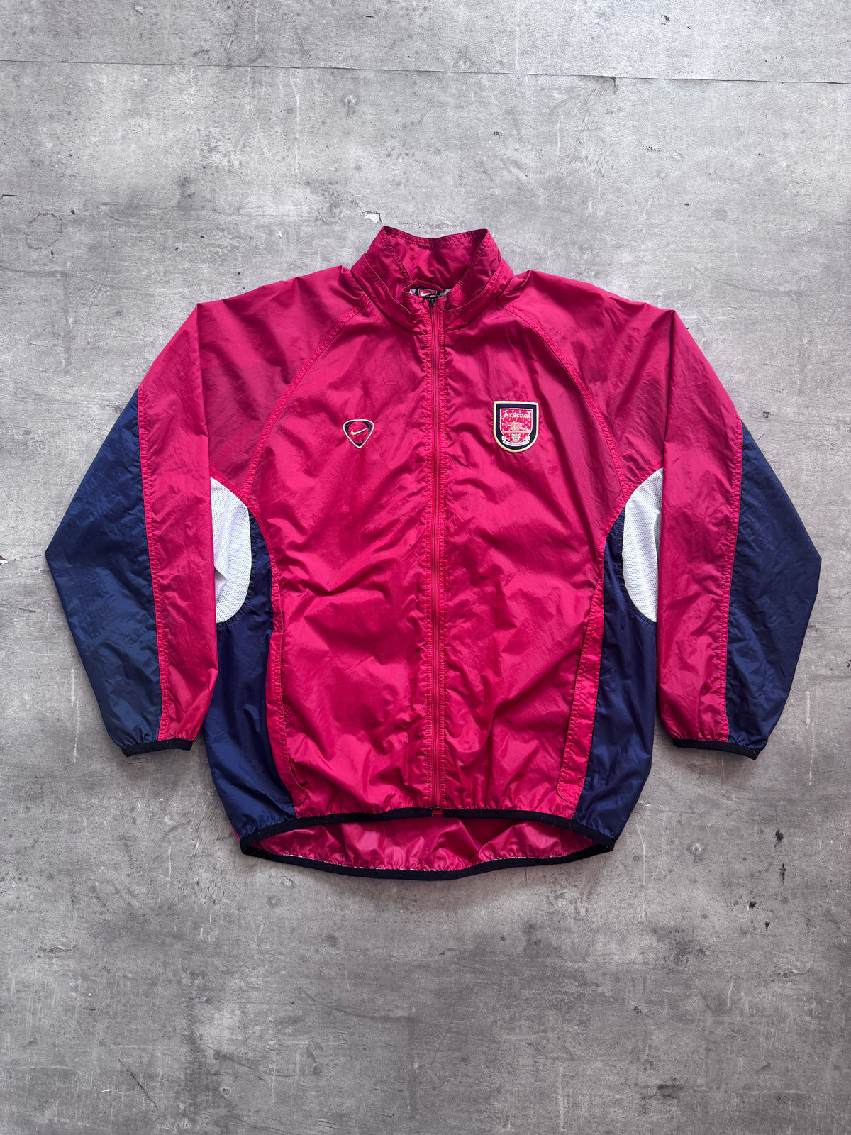 2000-01 Arsenal FC Nike T90 Colourblock Windbreaker