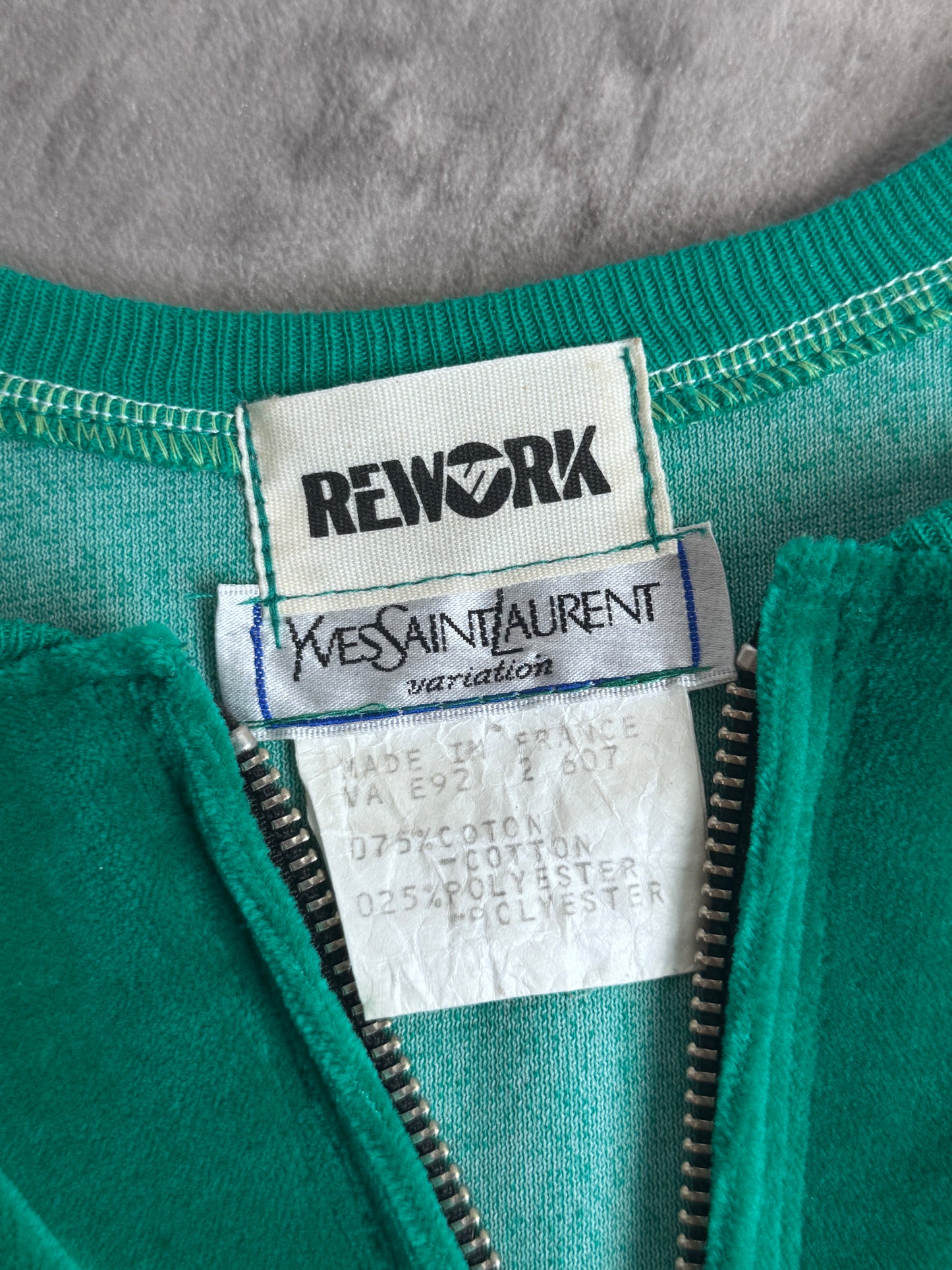 VT Rework : 80s YSL Towelling Two-Piece
