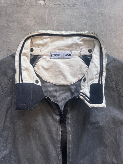 S/S 2007 Stone Island Spalmatura Charcoal Grey Tech Jacket