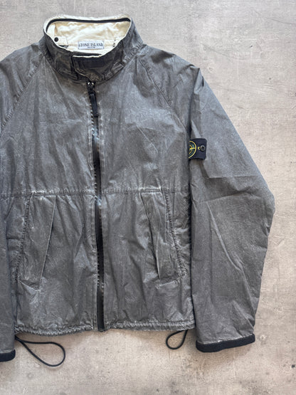S/S 2007 Stone Island Spalmatura Charcoal Grey Tech Jacket