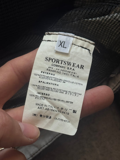 S/S 2007 Stone Island Spalmatura Charcoal Grey Tech Jacket