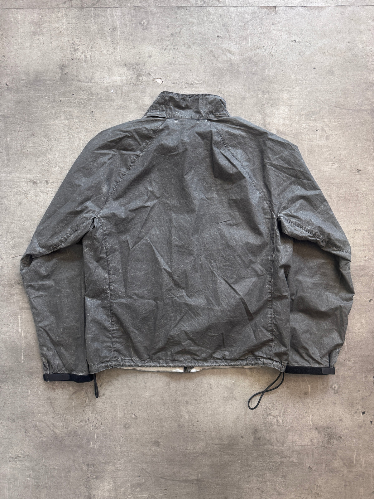 S/S 2007 Stone Island Spalmatura Charcoal Grey Tech Jacket