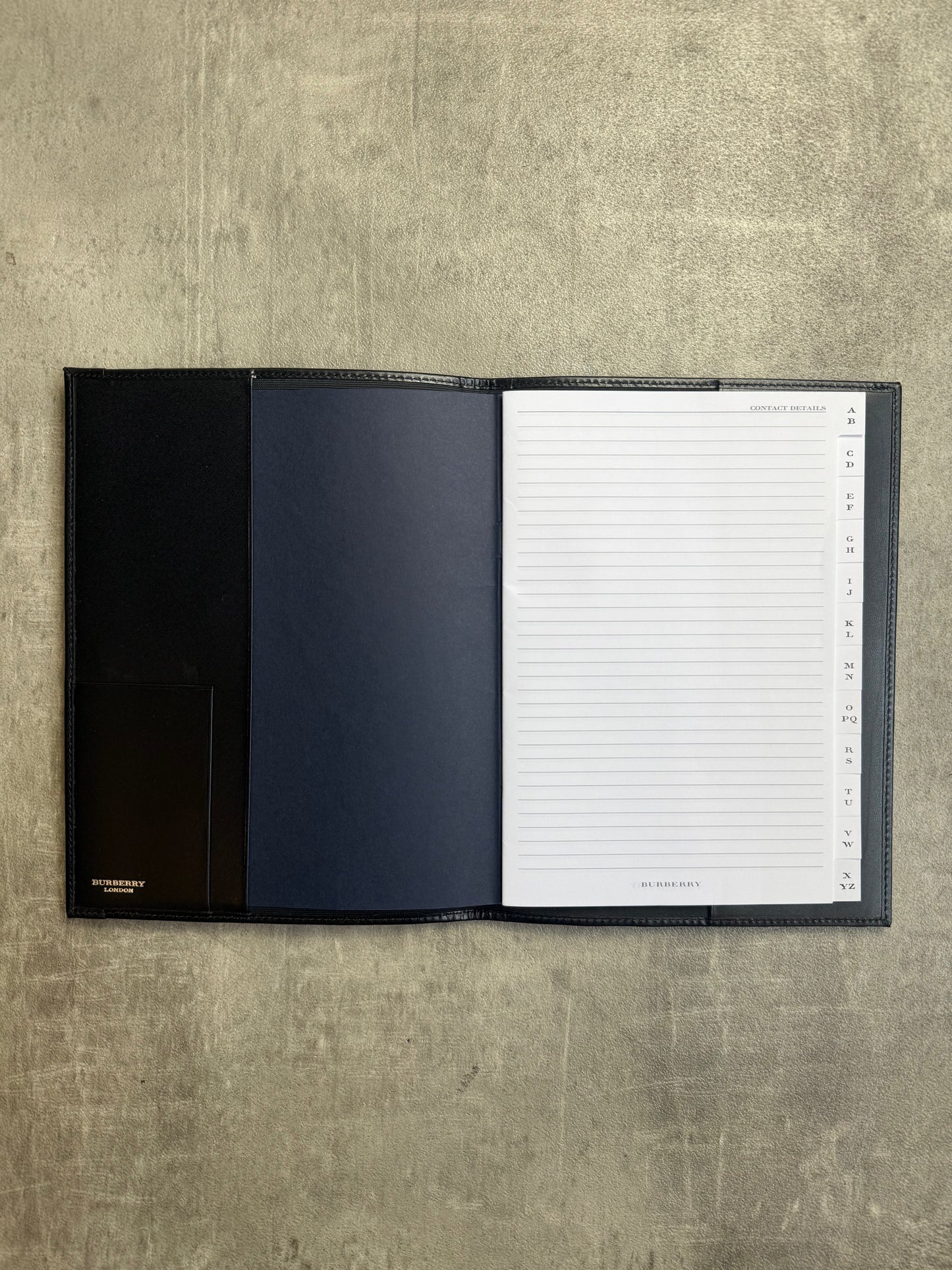 Burberry Nova Check Canvas Leather Notebook