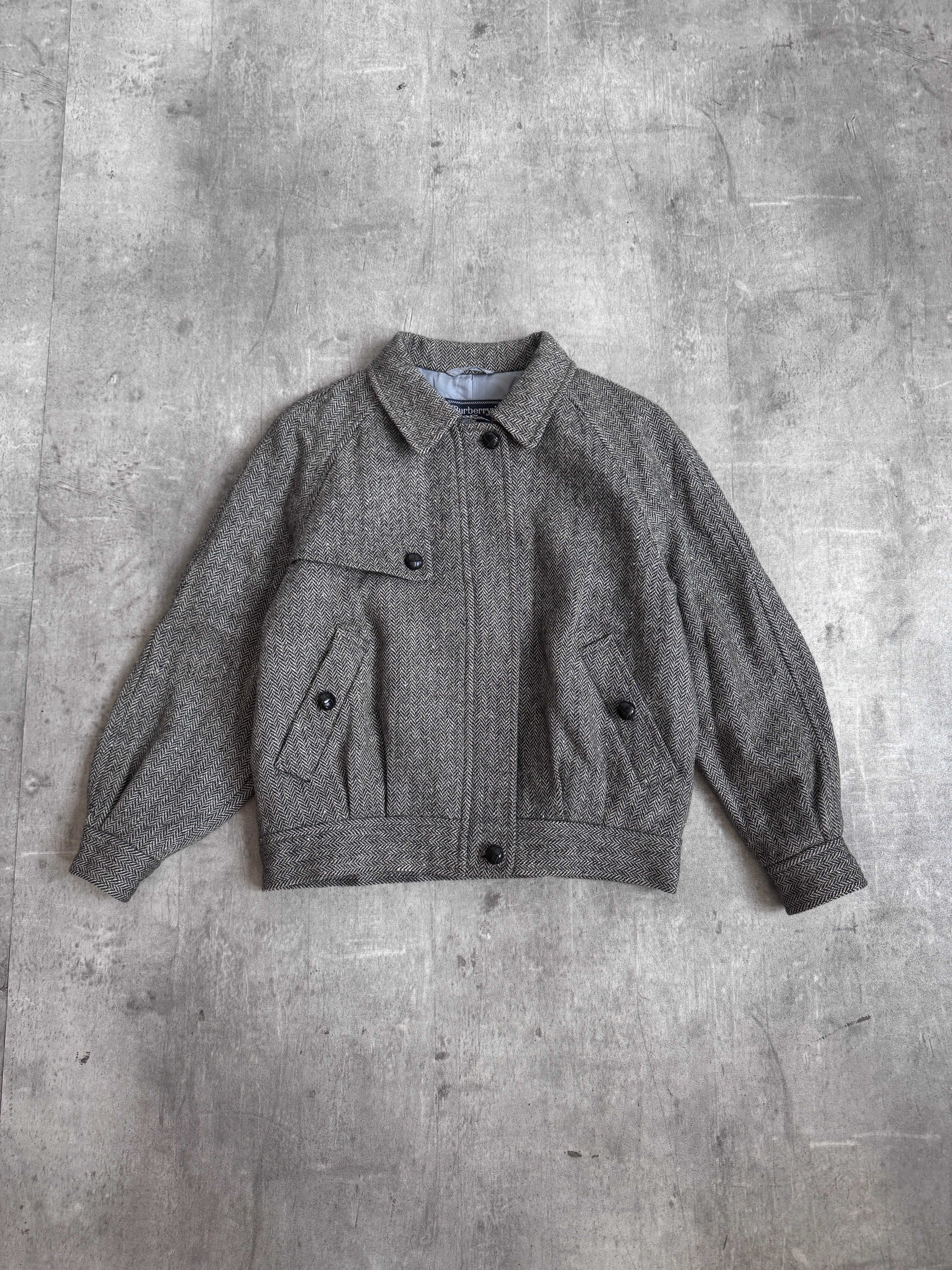 vintage burburrys baccing jacket VINTAGE BURBERRY Bomber Jacket