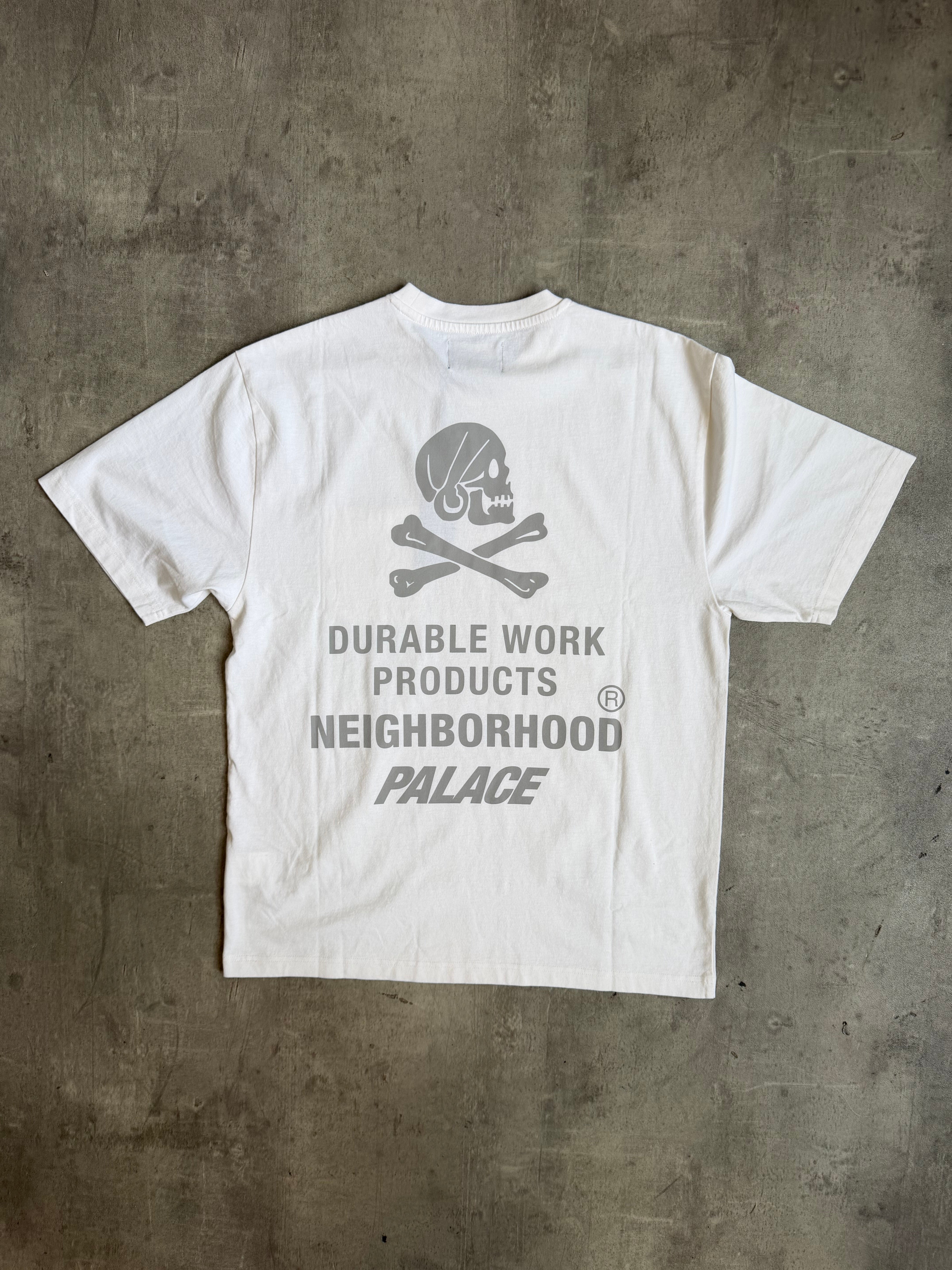 PALACE NEIGHBORHOOD POCKET T-SHIRT WHITE – Vintage
