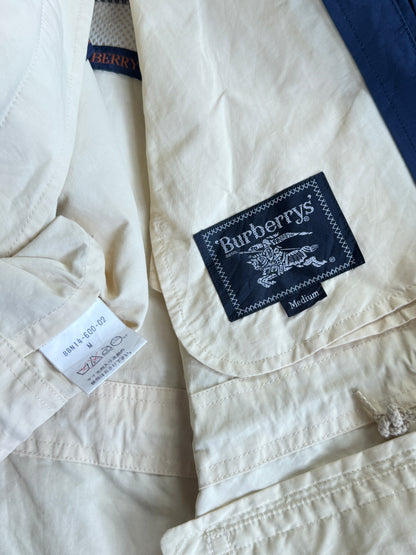 Burberry Cream Lightweight Sailing Jacket