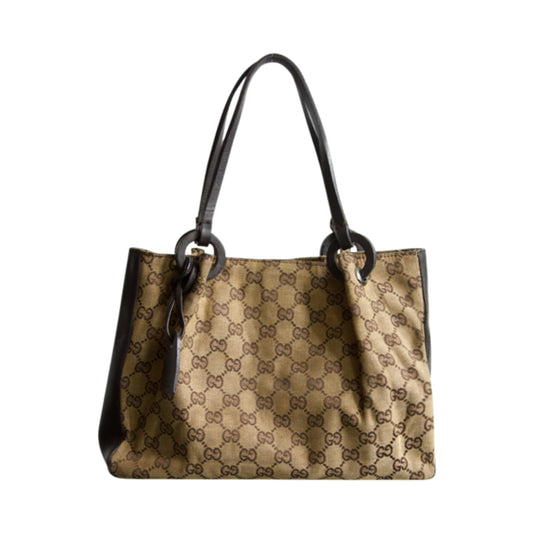 Gucci Charlotte Cloth Monogram Tote Bag