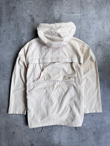 Burberry Beige Hooded Packable Tech Jacket
