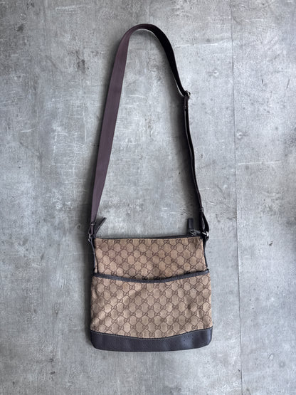 Gucci Perforated Brown Monogram Cross Body