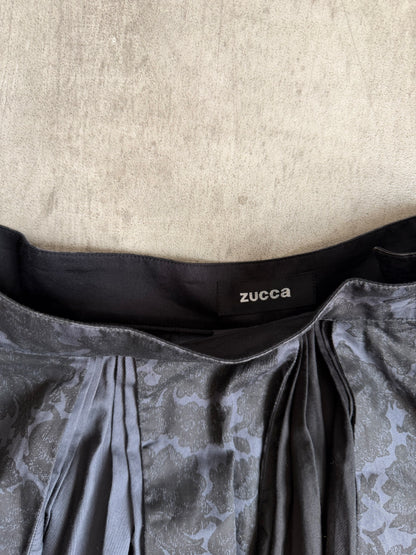 Issey Miyake Cabane De Zucca Pleated Monochrome Renaissance Skirt