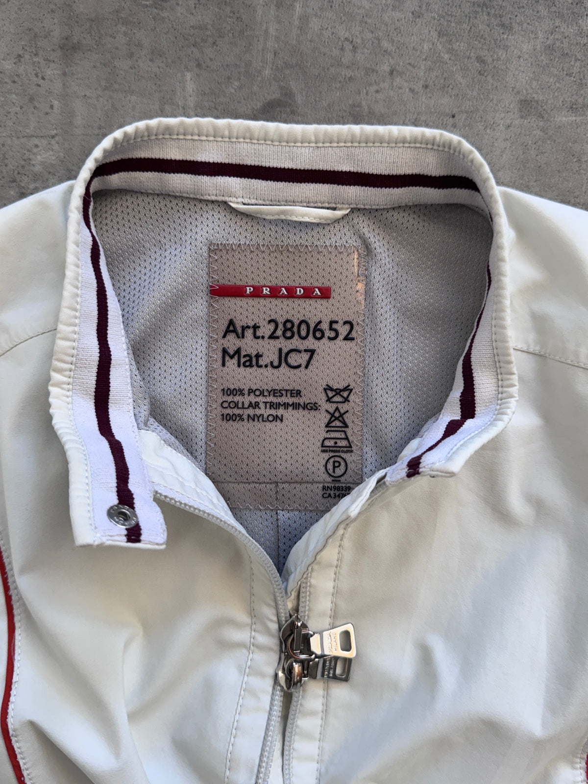 1990's Prada Sport Goretex Contrast Trim Stretch Tech Jacket