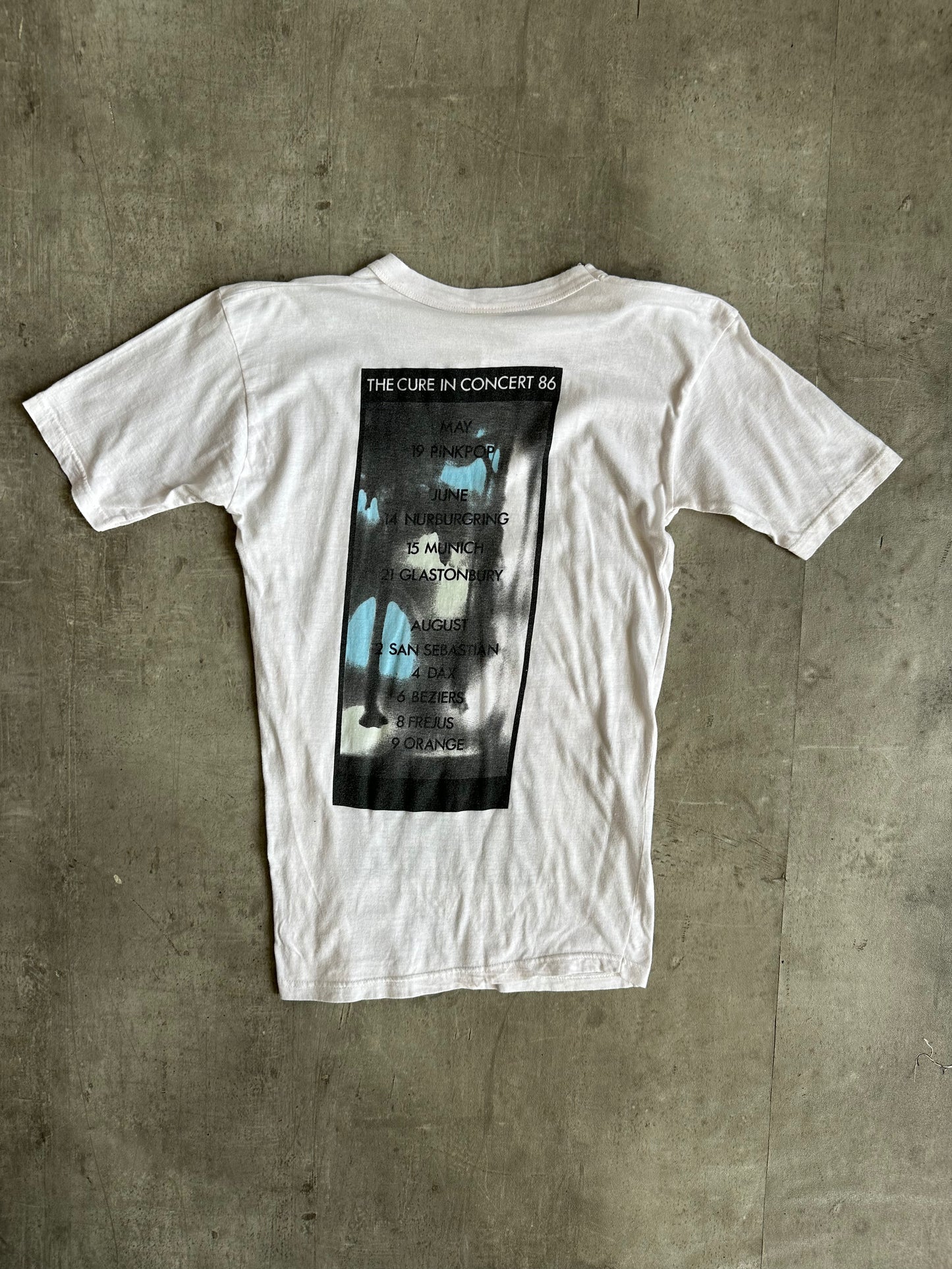 1990s The Cure "1986 In Concert" Graphic Tee