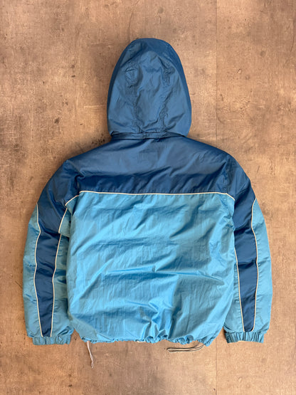 Balenciaga Blue Reversible Duck Down Technical Puffer Jacket