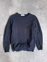 A/W 2018 Stone Island Washed Black Sweatshirt