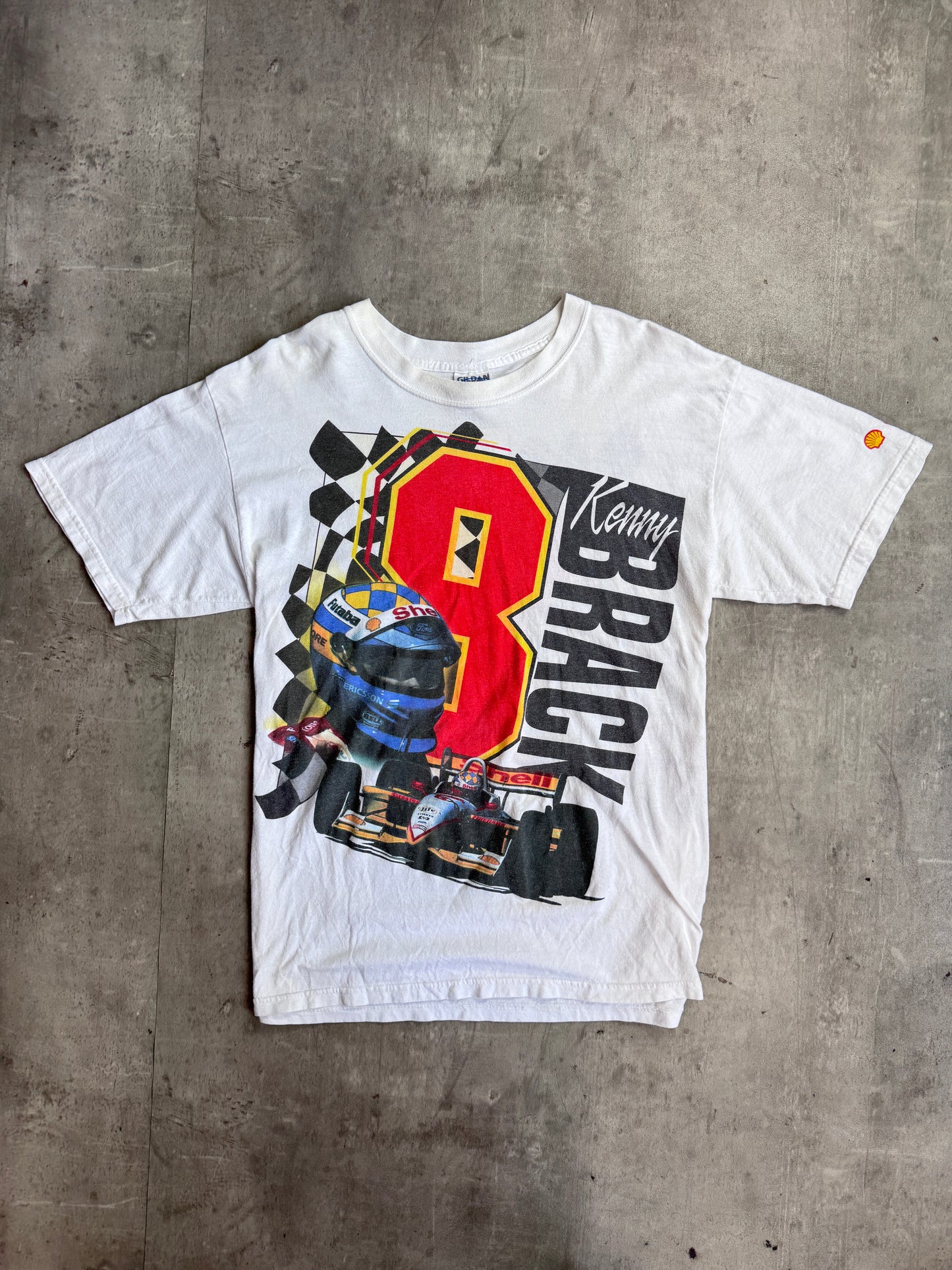 2000's Kenny Brack F1 Double Graphic Tee