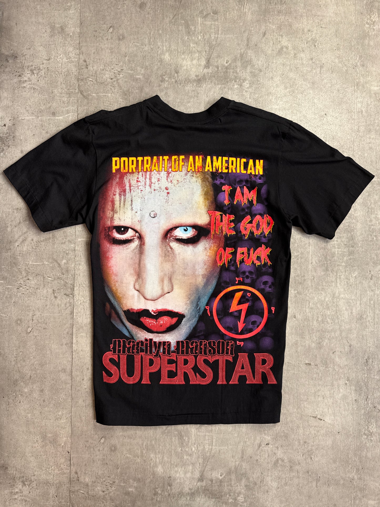 Marylin Manson Portrait Of a Superstar Tee
