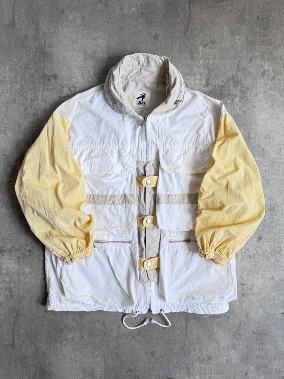 Issey Miyake Hai Sporting Gear Tri-Tone Anorak