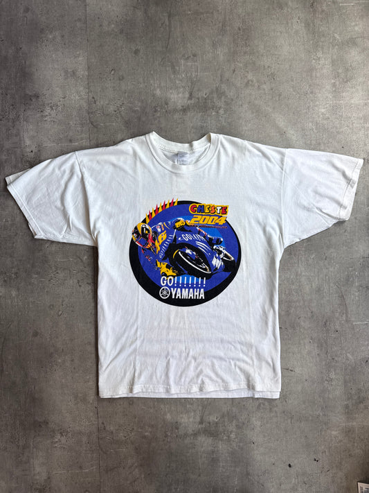 2004 Nascar White Graphic Tee