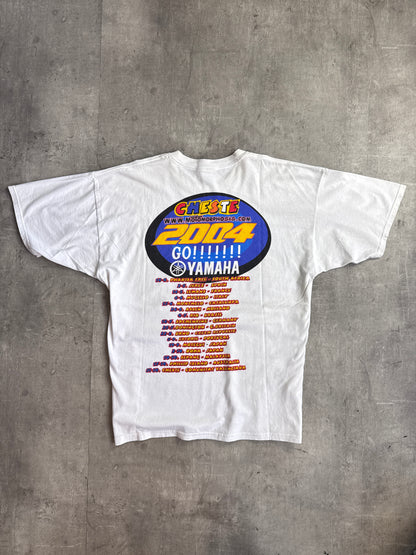 2004 Nascar White Graphic Tee