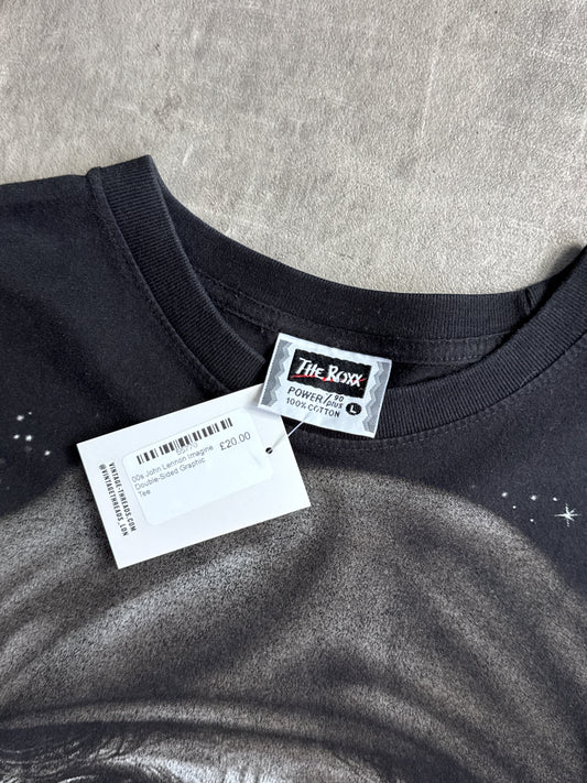 00s John Lennon Imagine Double-Sided Graphic Tee