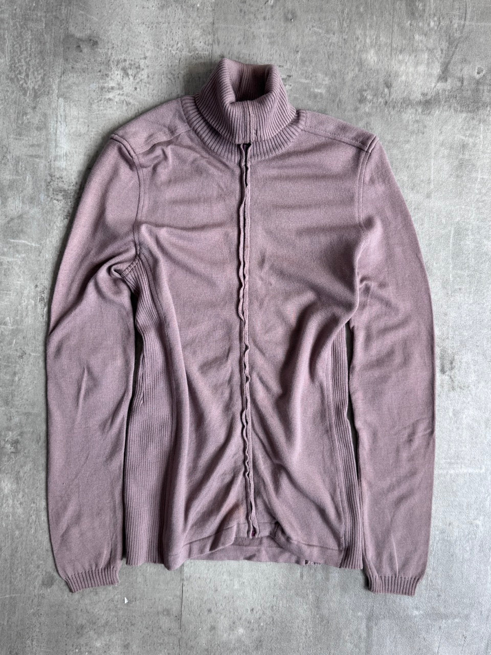 Prada Mauve Knit Zipper