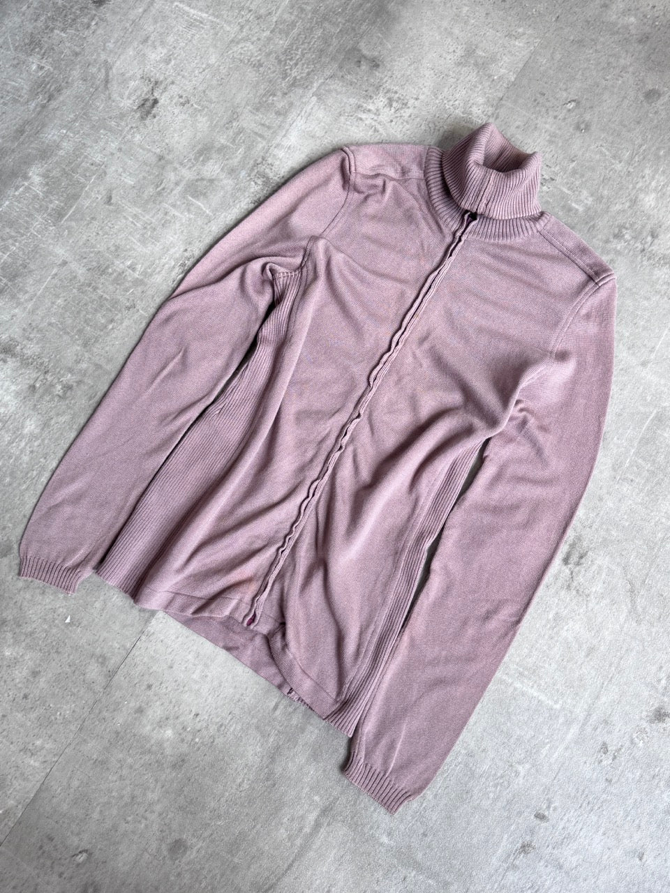 Prada Mauve Knit Zipper