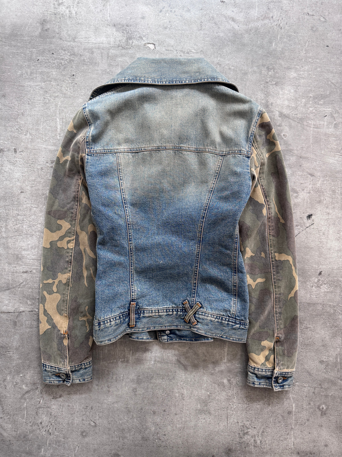 D&G Camo Sleeve Denim Jacket