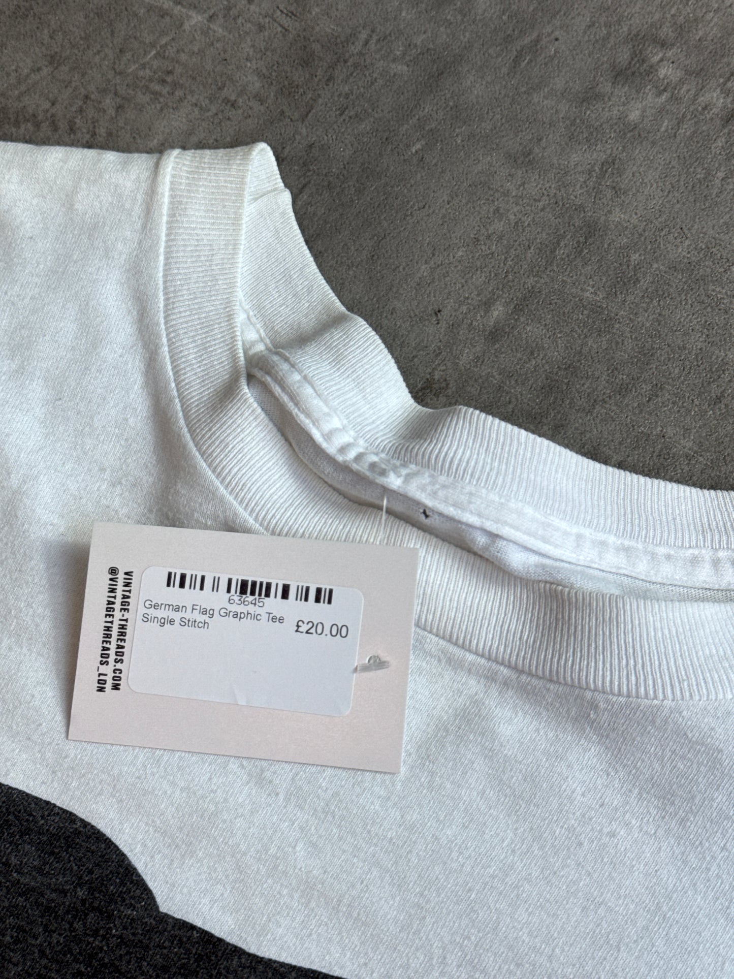 German Flag Graphic Tee Single Stitch