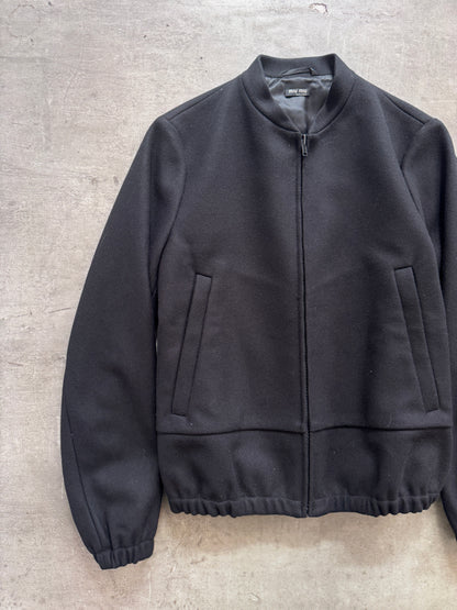 Miu Miu Wool Structured Bomber Jacket