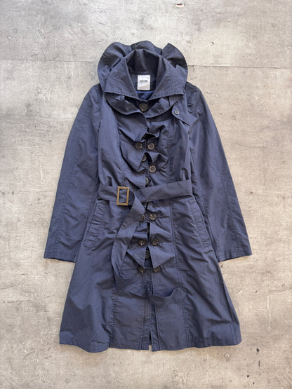 Moschino Cheap and Chic Navy Trench Coat