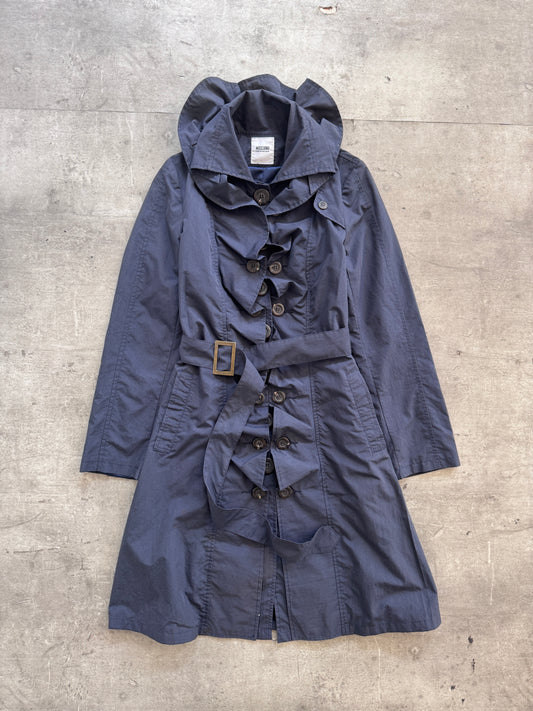 Moschino Cheap and Chic Navy Trench Coat