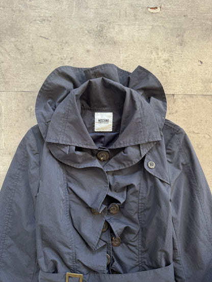 Moschino Cheap and Chic Navy Trench Coat