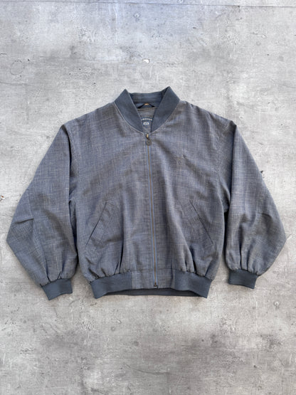 Balenciaga Paris Grey Bomber Jacket
