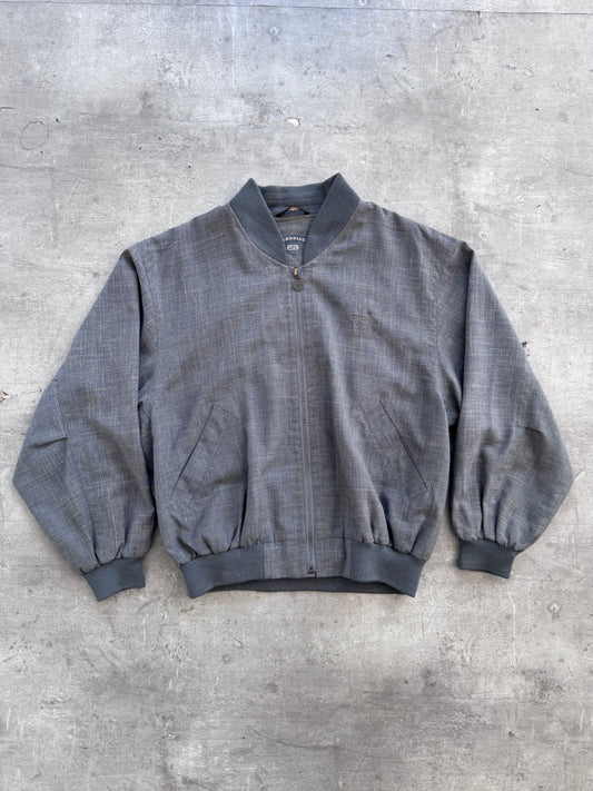 Balenciaga Paris Grey Bomber Jacket