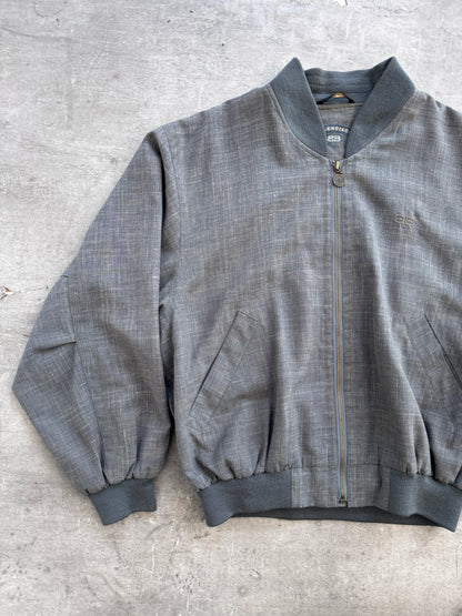 Balenciaga Paris Grey Bomber Jacket
