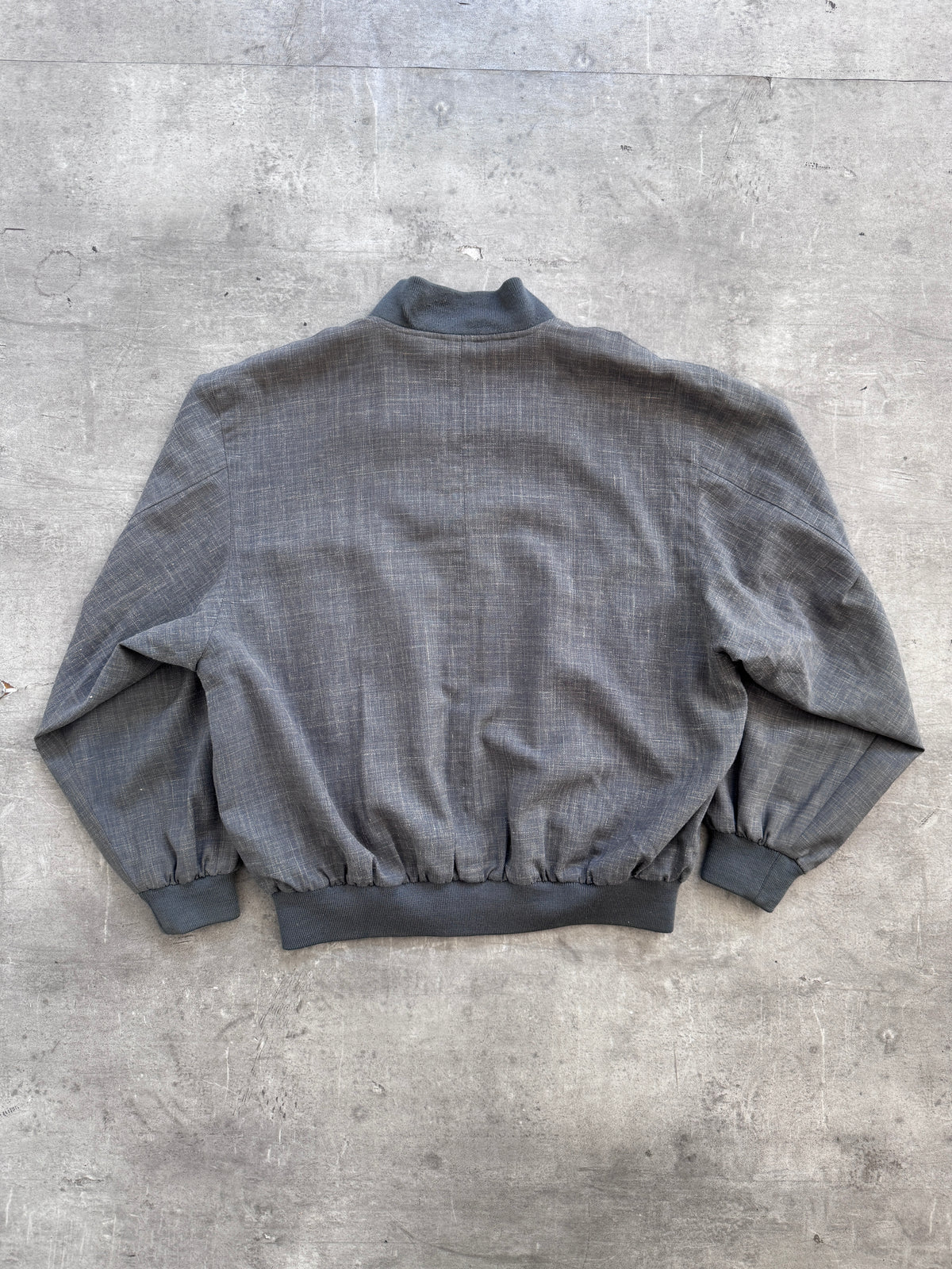 Balenciaga Paris Grey Bomber Jacket