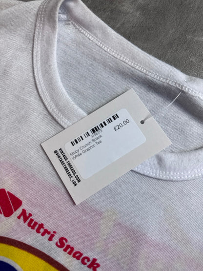 Moby Crunch Snack White Graphic Tee