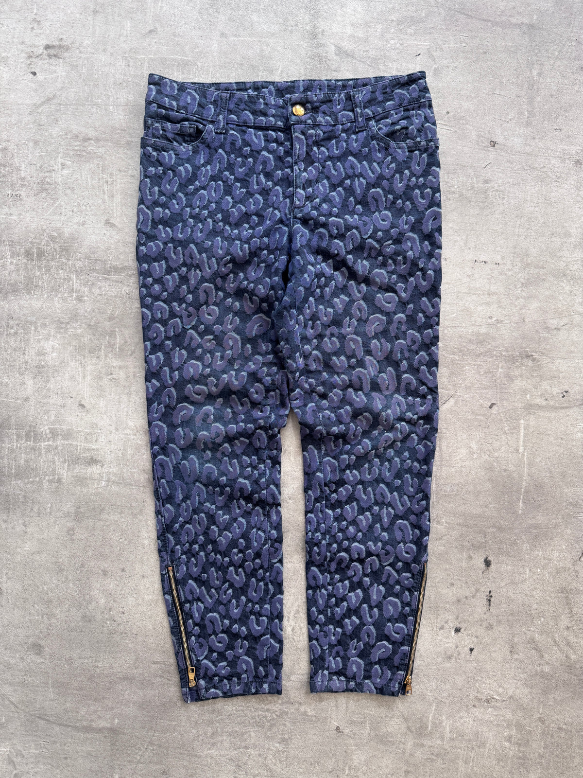 Louis Vuitton Cheetah Print Skinny Jeans