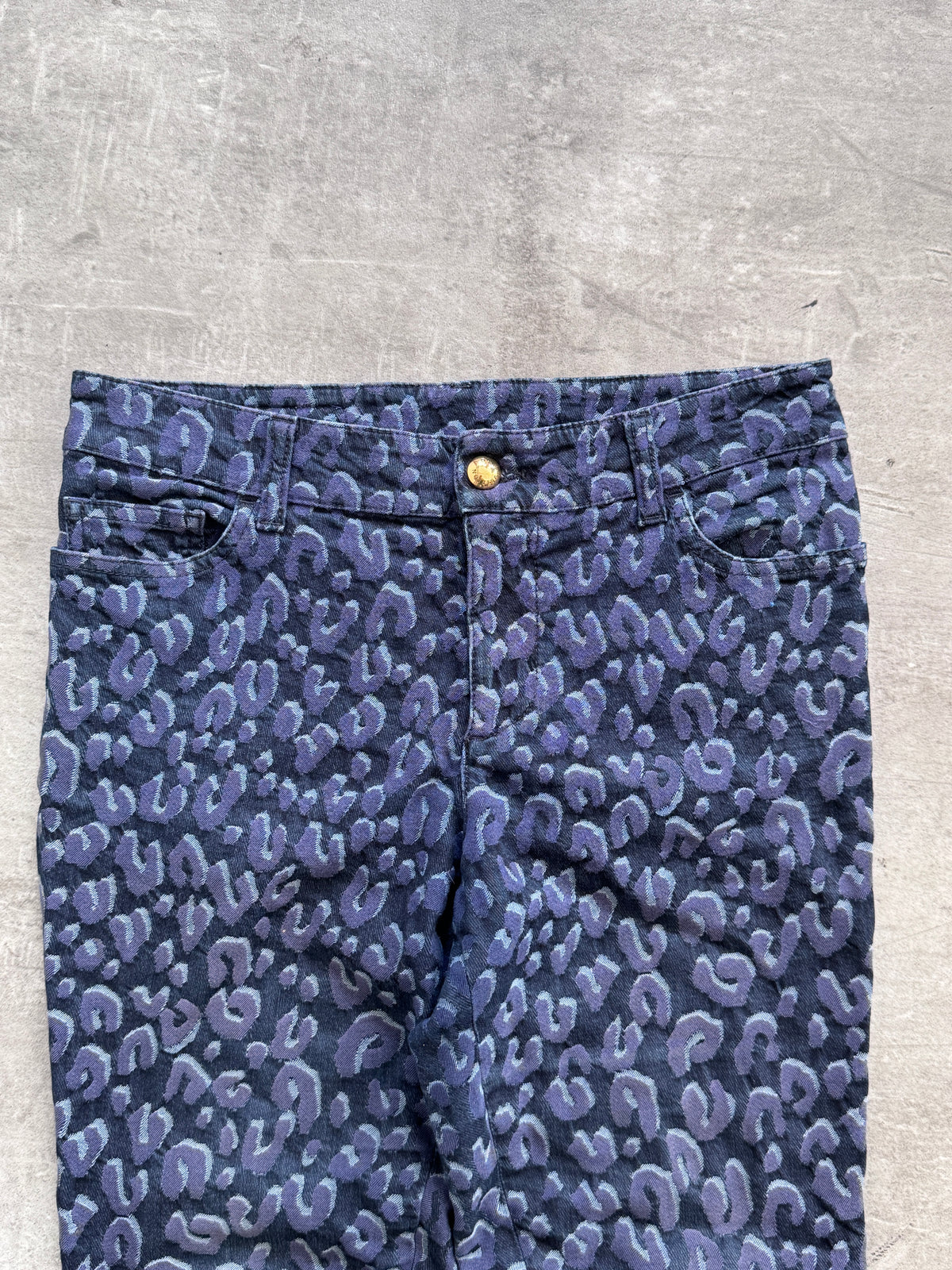 Louis Vuitton Cheetah Print Skinny Jeans