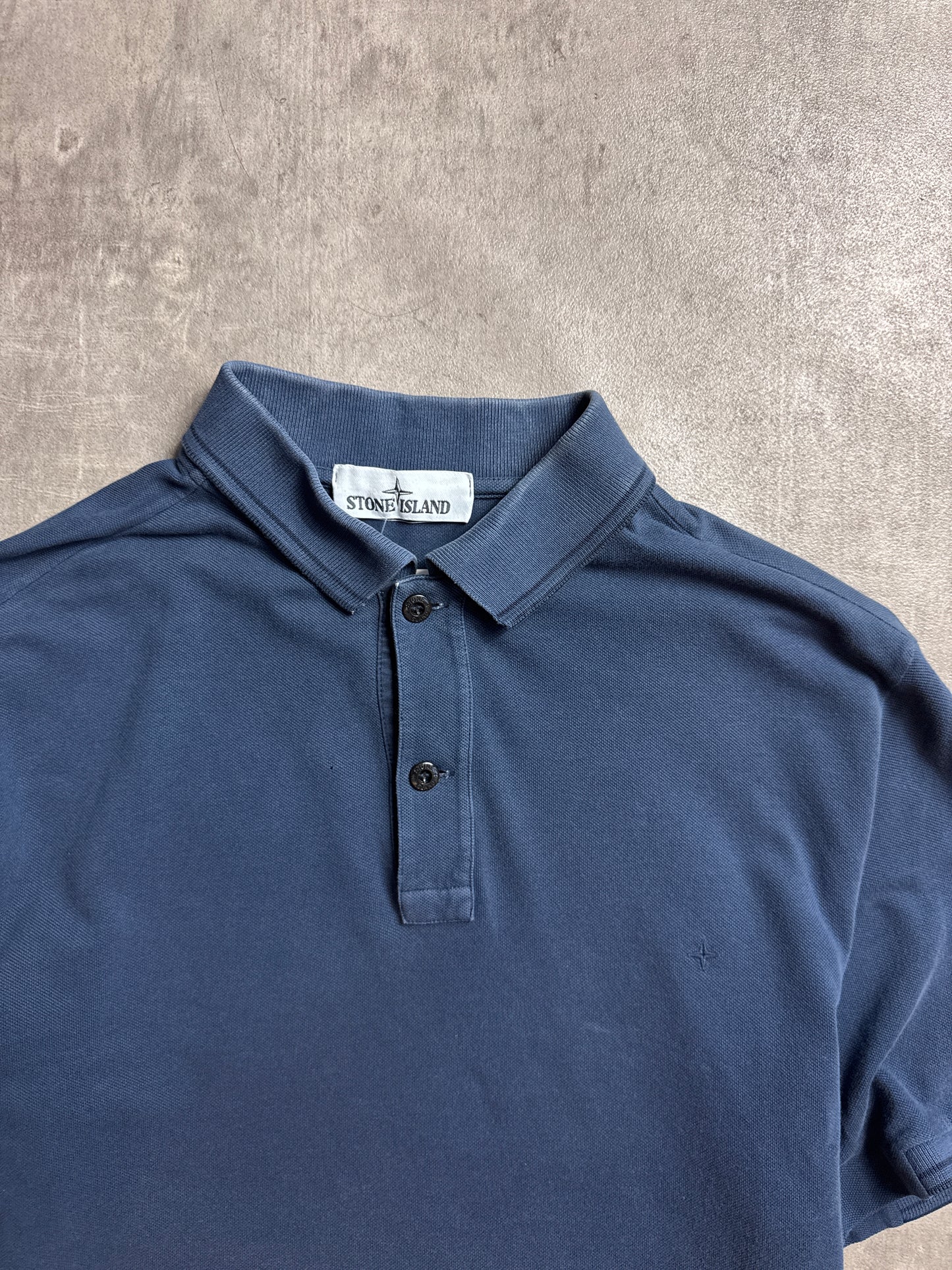 Stone Island Navy Polo Shirt