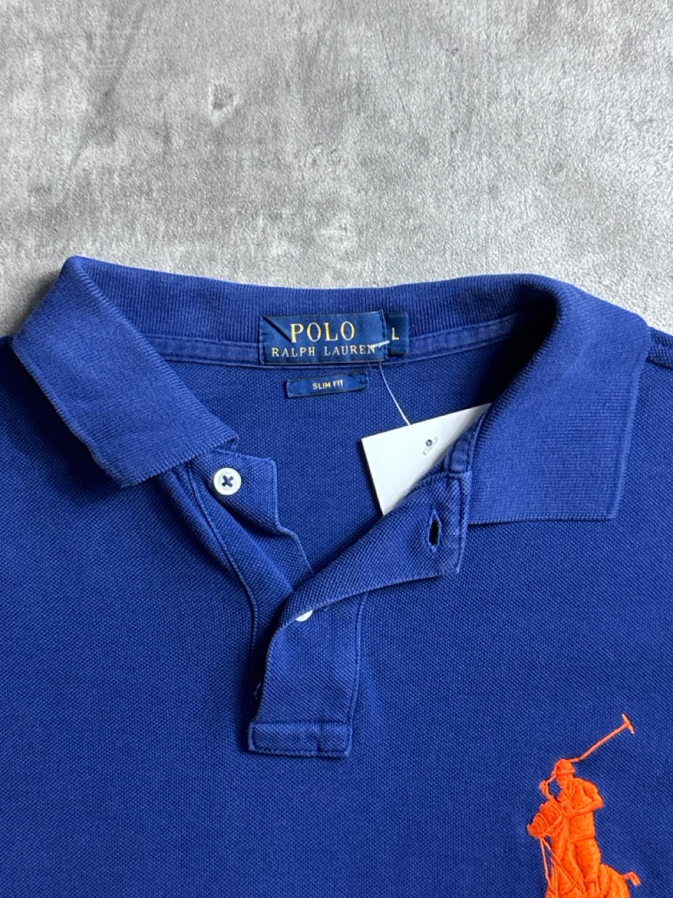 Polo Ralph Lauren Navy Embroidered Logo Polo Shirt