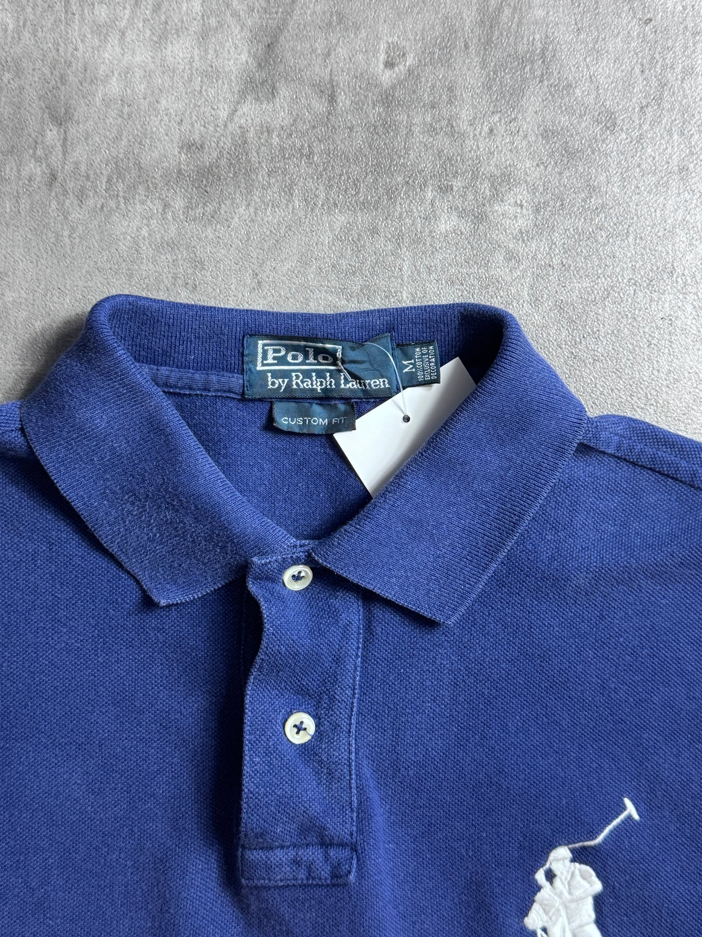 Polo Ralph Lauren Navy '3' Embroidered Polo Shirt